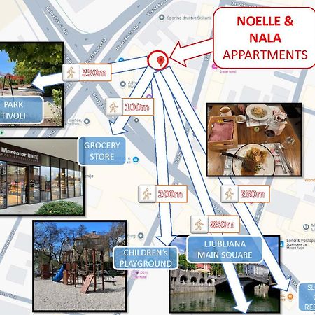 Noelle Apartment Ljubljana Dış mekan fotoğraf
