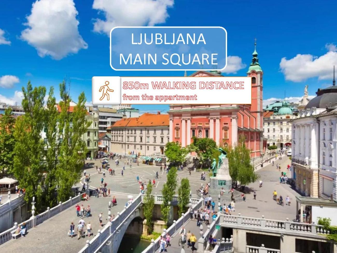 Noelle Apartment Ljubljana Dış mekan fotoğraf